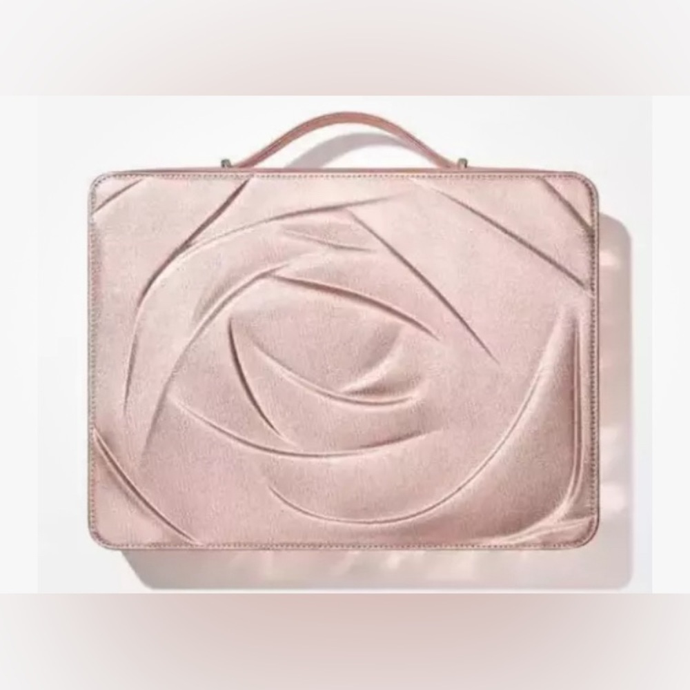 Beauty Zippered Case Rosegold LANCÔME ! Large! With handle! NEW! Christmas 2024